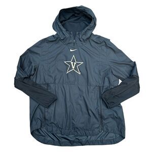 Nike Men's Vanderbilt Commodores Varsity Jacket Black 2XL Hooded